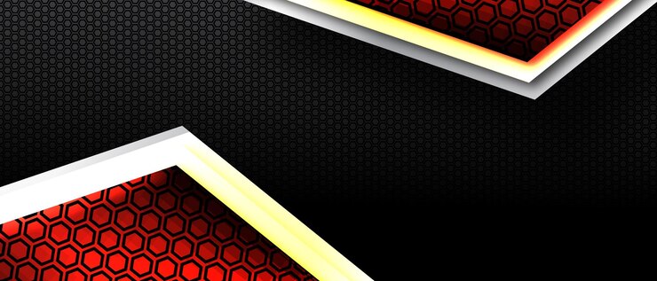 Vettore metallo fondo oro nero e rosso 16