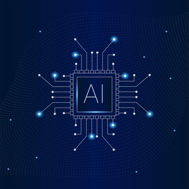 Microchip Intelligenza artificiale Tecnologia moderna Apprendimento automatico