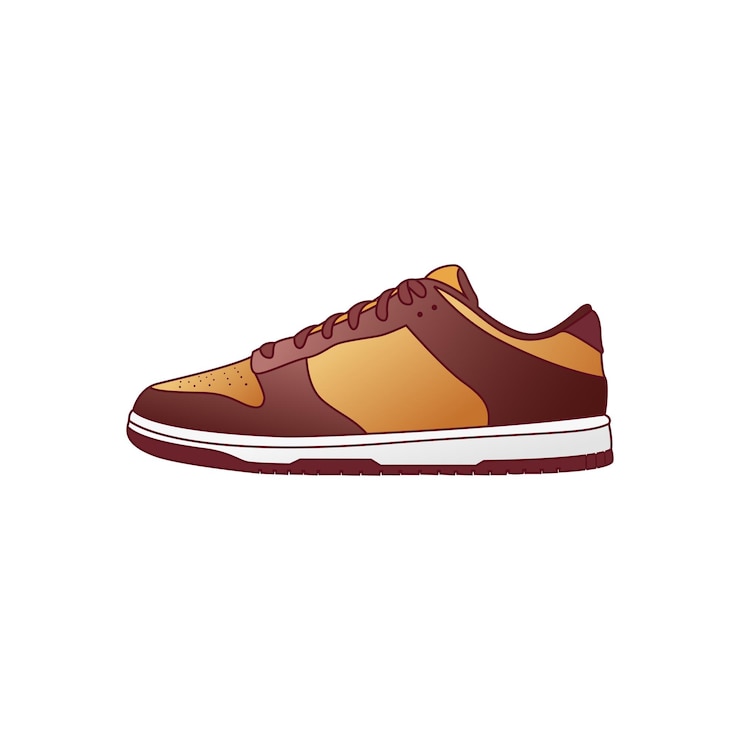 Vettore midas gold sneaker design moda calzature illustrazione vettoriale