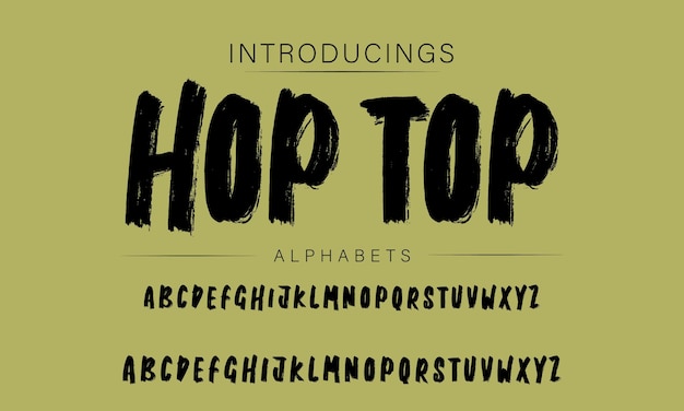 Miglior Alphabet Painting Paint Brush Beauty Script Logotype Font lettering handwritten