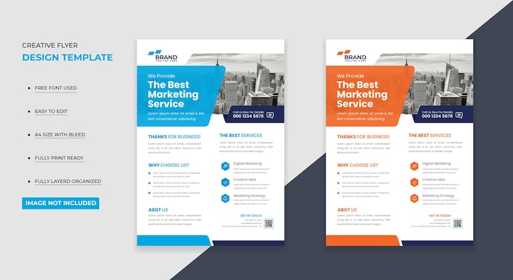 Miglior design per volantini di marketing