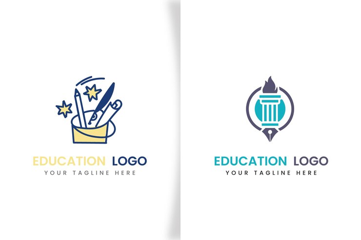 migliore istruzione online e laurea libro cap icon logo modello concetto di progettazione