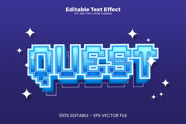 Mini giochi con effetto di testo modificabile in stile moderno