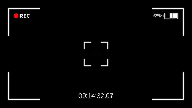 Mirino della fotocamera. Registrazione. Fotocamera con schermo di messa a fuoco.