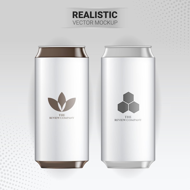 mockup design cosmetico vettoriale realistico