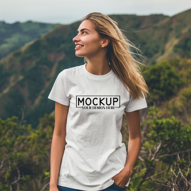 Mockup di avventura all'aperto
