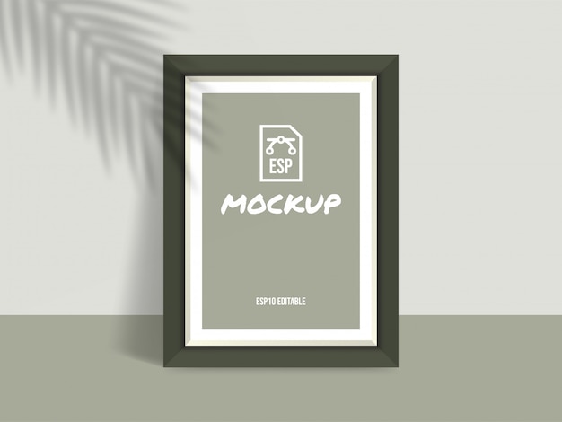 Mockup di cornice con schermo vuoto