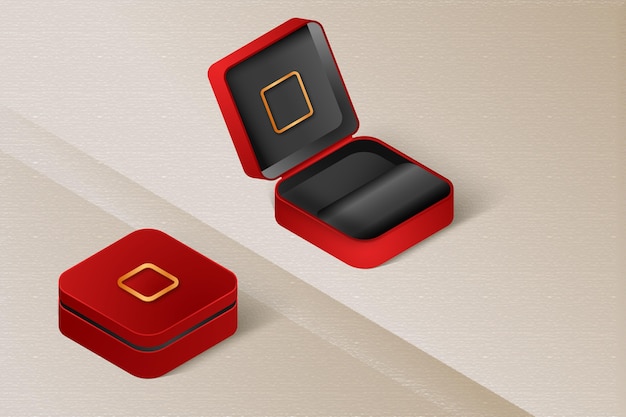 Mockup di gioielli 3D realistici
