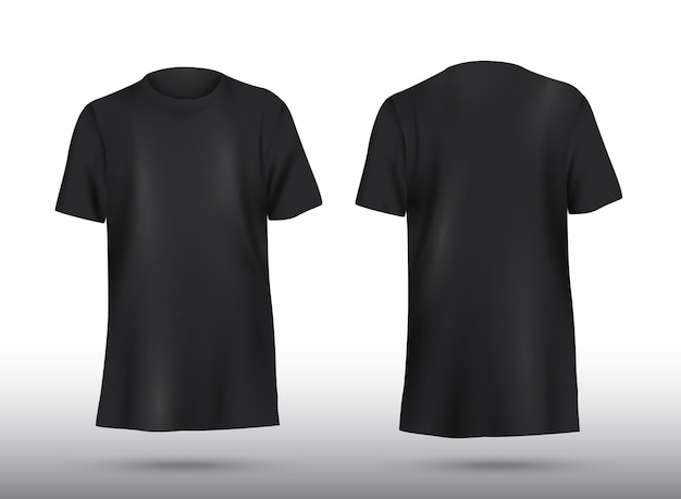 Mockup di maglietta nera