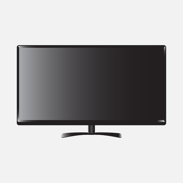 mockup di modello di monitor tv realistico