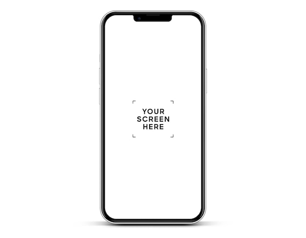 Mockup di smartphone 3D di alta qualità con diverse angolazioni e sfondo isolato per la mostra di app mobile