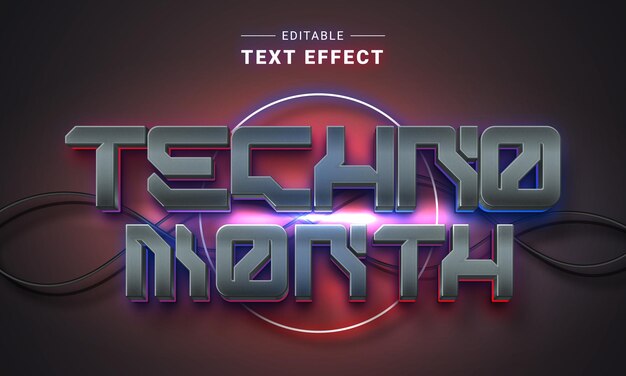 Mockup di stile grafico del generatore di effetti di testo 3D modificabile