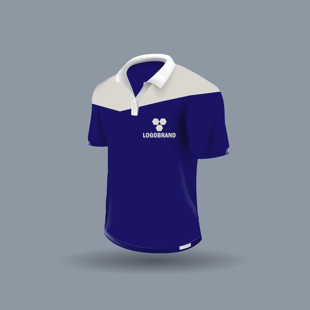 Mockup di t-shirt design polo