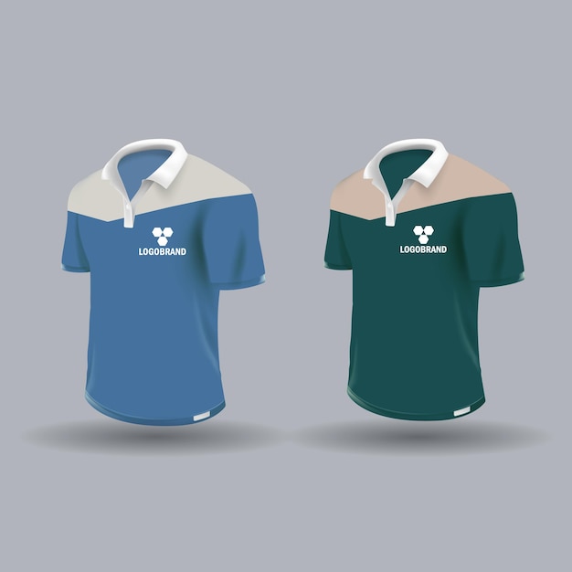 Mockup di t-shirt design polo