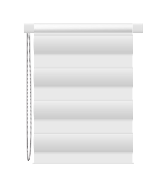 Mockup di vettore di finestra cieca isolato su sfondo bianco
