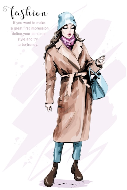 Moda donna in abiti eleganti