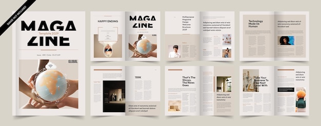 Modella di rivista lifestyle