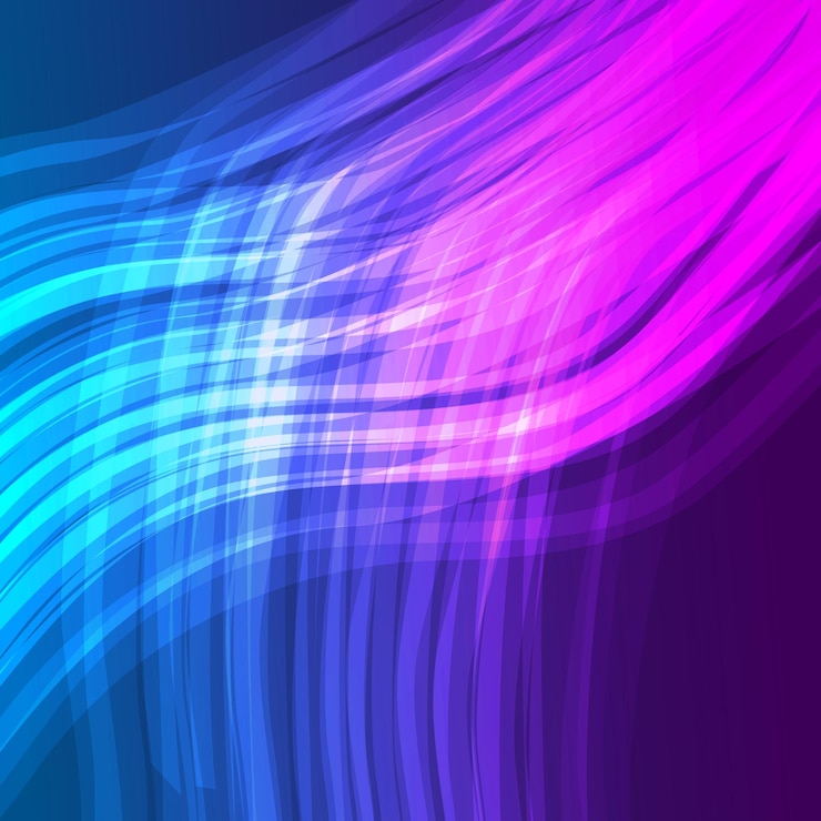 Vettore modelli aziendali per presentazioni multiuso layout eps 10 vettoriali facilmente modificabili brochure di design horizon pubblicità in formato a4 effetto neon dell'aurora boreale su sfondo viola volantino per feste di eventi
