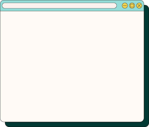 Modelli di browser desktop e finestre di dialogo Elementi dell'interfaccia utente del computer