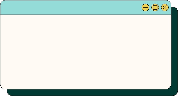 Modelli di browser desktop e finestre di dialogo Elementi dell'interfaccia utente del computer