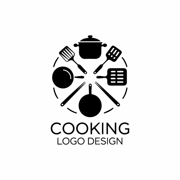 Modelli di logo e poster per la cucina