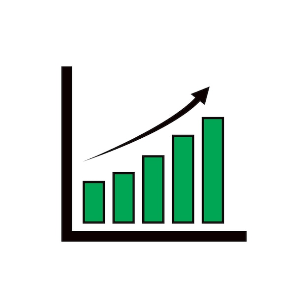 Modelli di progettazione vettoriale di icone di grafici e grafici aziendali