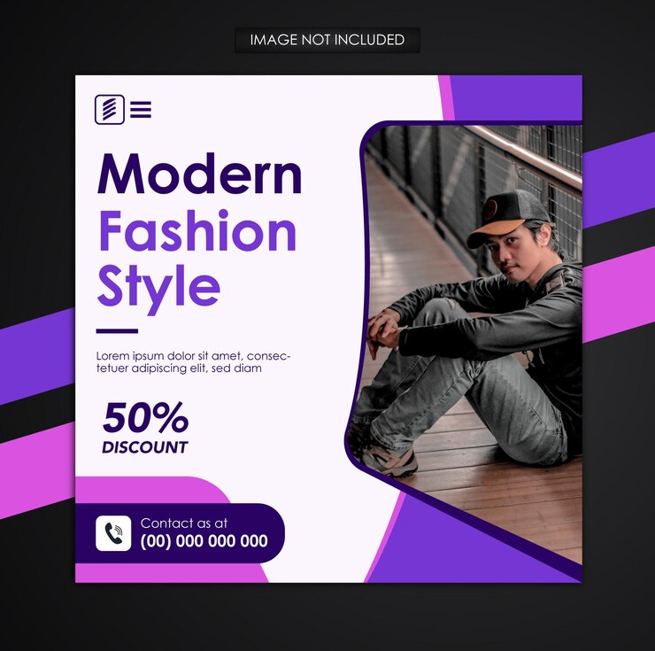 Modelli di social media per le vendite di moda