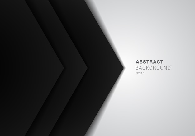 Modello 3D triangolo nero carta sfondo bianco