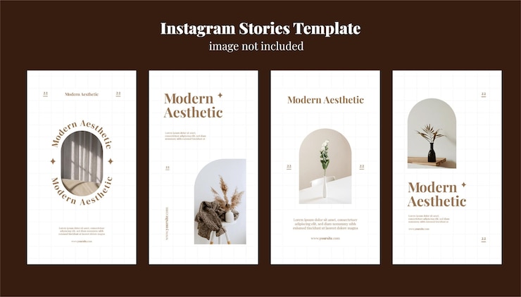 Modello 66 di storie Instagram estetiche moderne