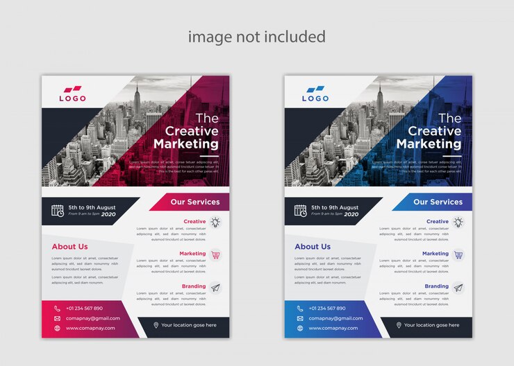 Modello A4 Business Flyer