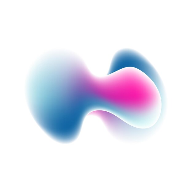 Modello abstract di fluido blu-rosa a gradiente