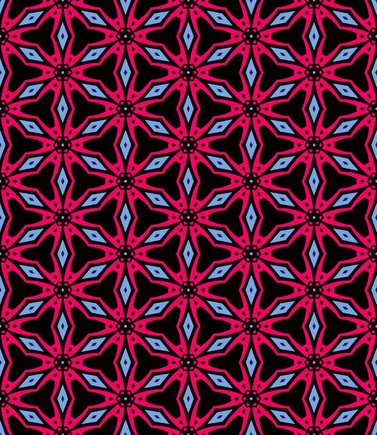 Modello astratto senza soluzione di continuità multi colore Contesto e sfondo Multi colorato Design ornamentale colorato