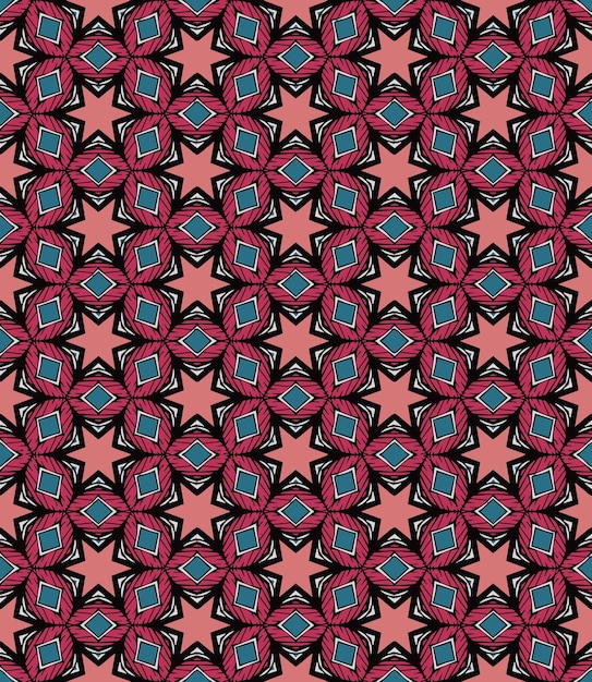 Modello astratto senza soluzione di continuità multi colore Contesto e sfondo Multi colorato Design ornamentale colorato