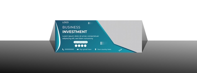 Modello banner copertina Facebook post sui social media