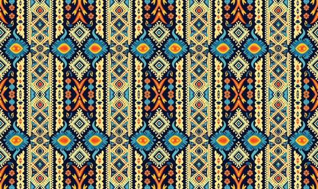 Modello batik senza cucitureIl motivo batik Betawi senza cuciture e il motivo senza cuciture ricordano il boho etnico