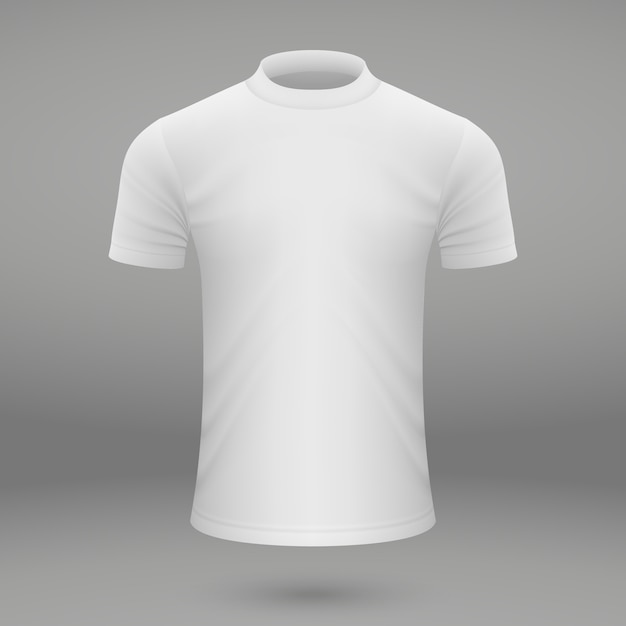 Modello bianco t-shirt bianca