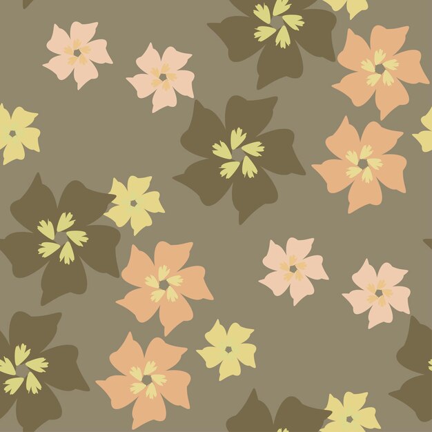 Modello carino semplice in piccoli fiori. Millefiori shabby chic. Sfondo floreale senza soluzione di continuità per abito, produzione, sfondi, stampa, carta da regalo e scrapbooking.