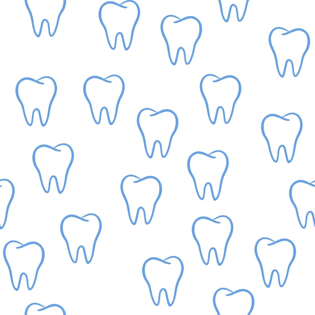Modello con denti salute dentale