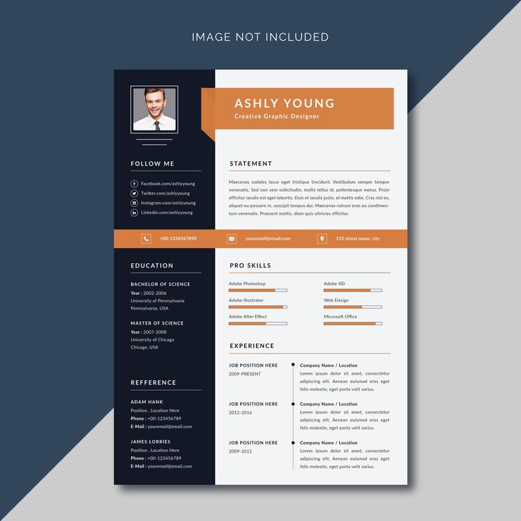 Modello CV CV semplice e moderno