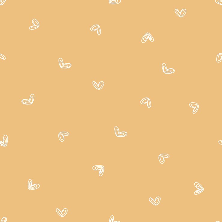 Vettore modello d'amore senza cuciture idea per tessuto tela da tavolo modello di confezione carta regalo modello d'amore giallo