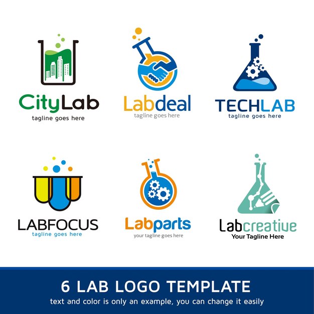 Modello del logo del laboratorio