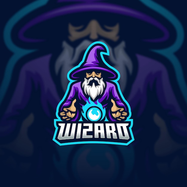 Modello del logo di Esport Wizard