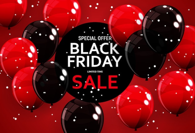 Modello dell'insegna di vendita di Black Friday.