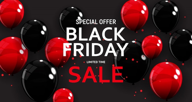 Modello dell'insegna di vendita di Black Friday