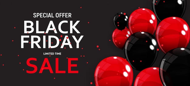 Modello dell'insegna di vendita di Black Friday