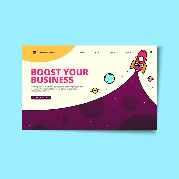 Modello di avvio Web modello Startup Business
