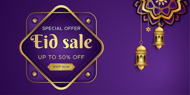 modello di banner di vendita eid