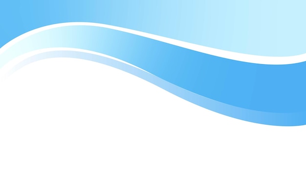 Modello di banner in stile web blu semplice moderno