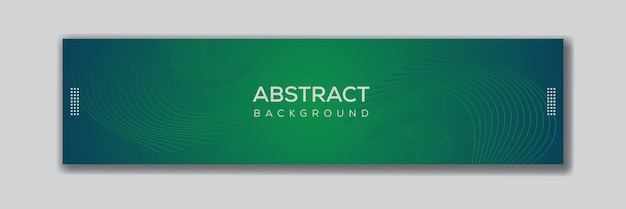 Modello di banner LinkedIn innovativo con sfondo artistico vibrante