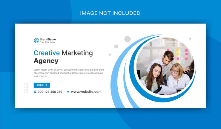 Modello di banner web di copertina di marketing digitale su Facebook